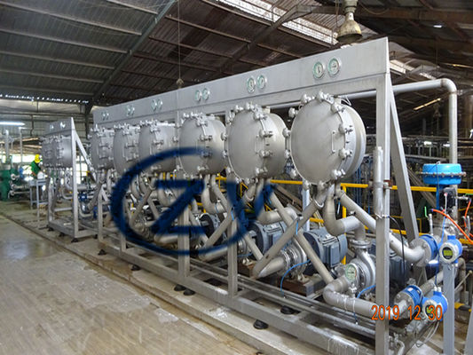 Patata Yam Starch Processing Line della macchina del ciclone dell'amido di manioca del motore di Siemens idro