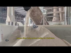 Sistema di essiccazione delle fibre di manioca