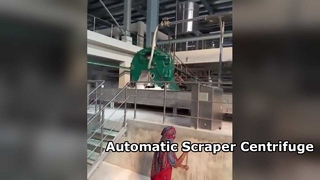 Centrifuga raschiante automatica ad alta efficienza