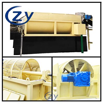 Pelapat Rotary Perindustrian Direka untuk Pencucian Ubi Kayu yang Cekap dan Penyingkiran Lendir yang Teliti