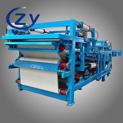 Filtro disidratatore a nastro ad alta pressione con sistema di pulizia automatico per disidratazione amido da 4t/h