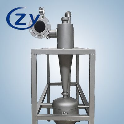 SS304 Desander di amido di materiale con tecnologia di separazione centrifuga e senza parti mobili per un'efficiente rimozione della sabbia