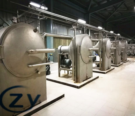 25t / Linea di produzione automatica dell'amido di manioca di H setacci centrifughi