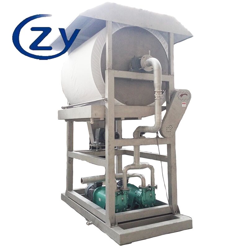 Filtro a vuoto dedicato all'amido di riso – Rimozione costante dell'umidità per linee di lavorazione industriale del riso