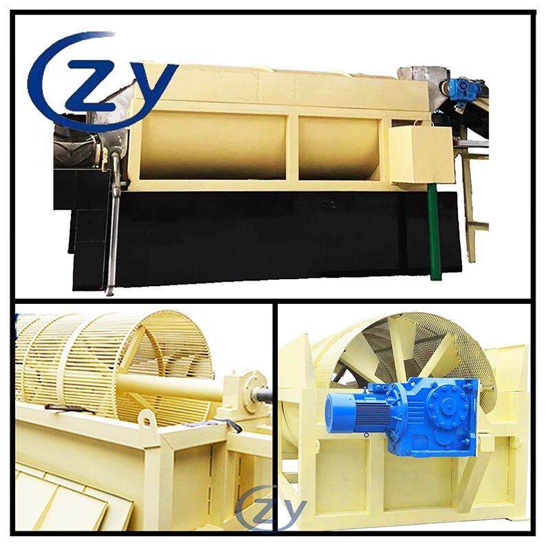 Pelapat Rotary Perindustrian Direka untuk Pencucian Ubi Kayu yang Cekap dan Penyingkiran Lendir yang Teliti