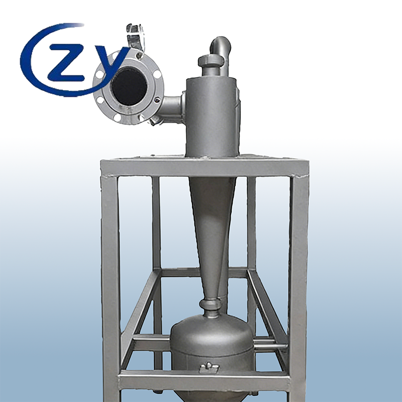 Desander in acciaio inossidabile SS304 ad alta efficienza per lo slurry di amido con capacità di 10 t/h e senza parti mobili