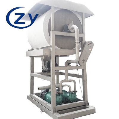 Filtro a vuoto a controllo automatico per la separazione fluida e solida di amido