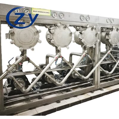 Multiciclone di amido personalizzabile con separazione ottimizzata dei tuberi