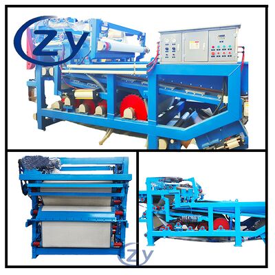 Filtro disidratatore a nastro in acciaio inossidabile per la disidratazione della fibra di manioca industriale e il trattamento delle scorie