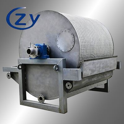 Filtro sottovuoto ad alta efficienza in acciaio inossidabile SS304 per deidratazione amido da 2-8 t/h con funzionamento continuo 24 ore su 24