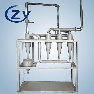 SS304 Desander a flusso continuo in acciaio inossidabile con capacità 10-20 t/h e senza parti mobili interne per la rimozione della sabbia di amido e fanghi