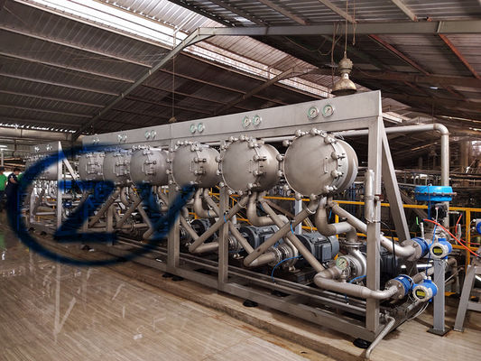 Doppia capacità di trattamento capa del macchinario di raffinazione dell'amido 20t/manioca 45kw di H