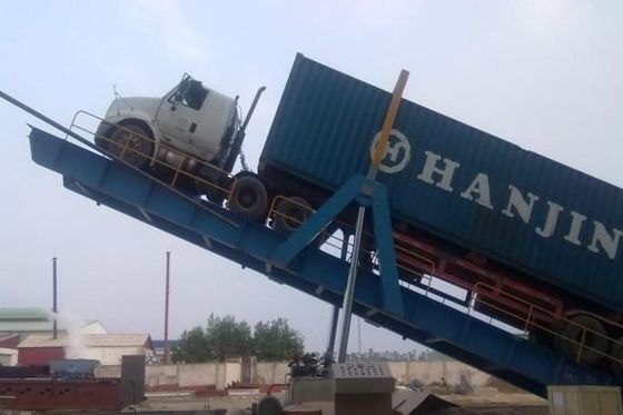 Rampa scaricante mobile del camion del labbro idraulico della piattaforma di caricamento 400mm
